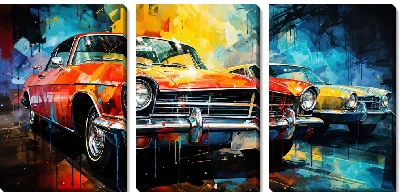 Модульная картина Фары №34