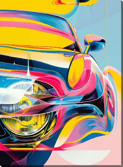 Картина маслом Фары №35