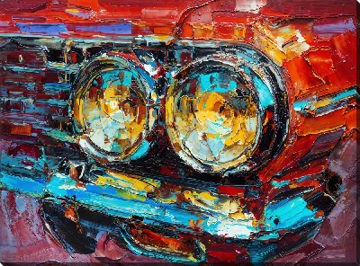 Картина маслом Фары №36