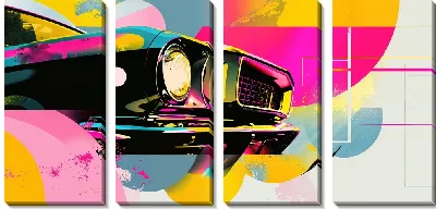 Модульная картина Фары №45