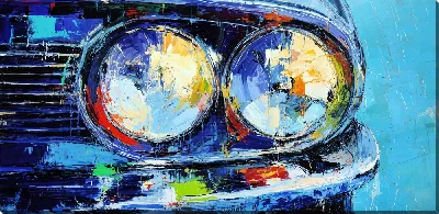 Картина маслом Фары №49