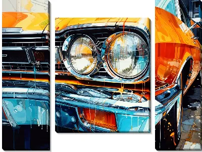 Модульная картина Фары №58