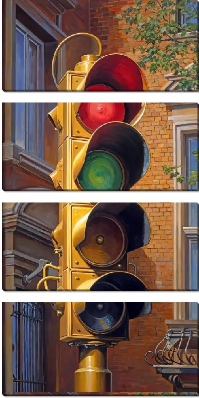 Модульная картина Светофор №7