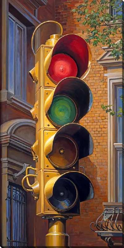 Картина маслом Светофор №7