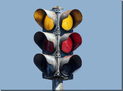 Картина маслом Светофор №14