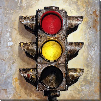 Картина маслом Светофор №16