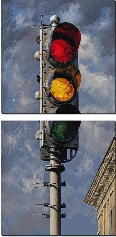 Модульная картина Светофор №17