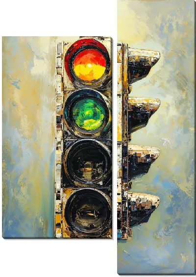 Модульная картина Светофор №21