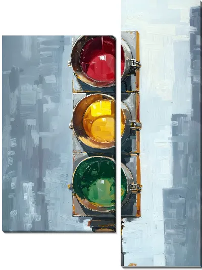 Модульная картина Светофор №25