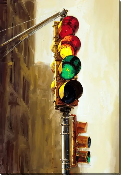 Постер Светофор №28