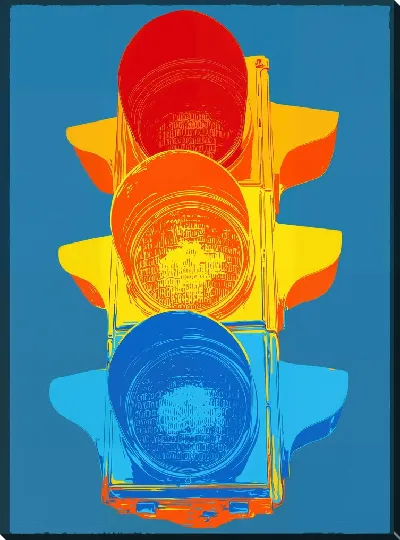 Картина маслом Светофор №33