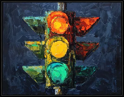 Картина Светофор №34