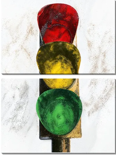 Модульная картина Светофор №35