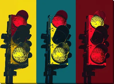 Картина маслом Светофор №40