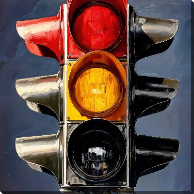 Картина маслом Светофор №52