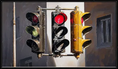 Картина Светофор №54