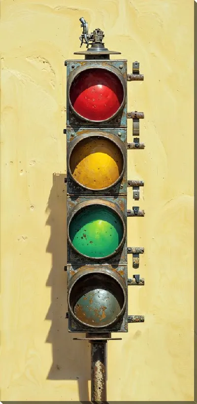 Картина маслом Светофор №56