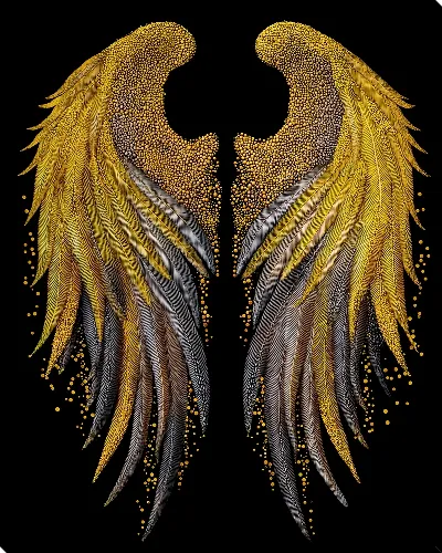 Картина маслом Желтые крылья