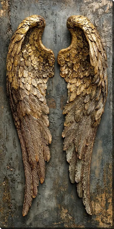 Постер Крылья в стиле винтаж