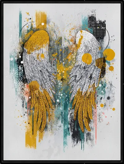 Картина Арт композиция с крыльями