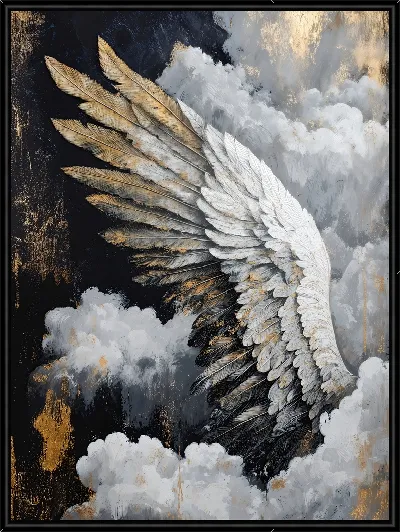 Картина Крыло в облаках