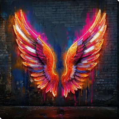 Постер Яркие крылья