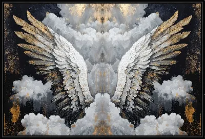 Картина Два крыла и облака