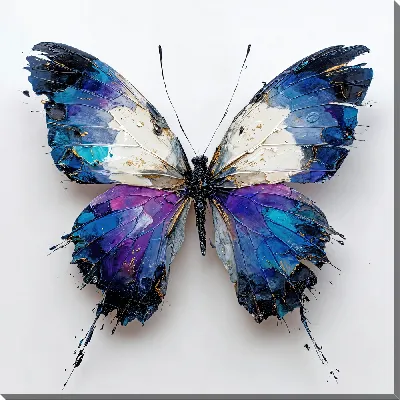 Картина маслом Крылья бабочки №2