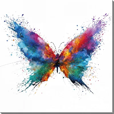 Картина маслом Крылья бабочки №6