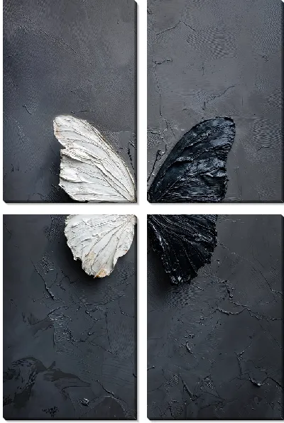 Модульная картина Крылья бабочки №7