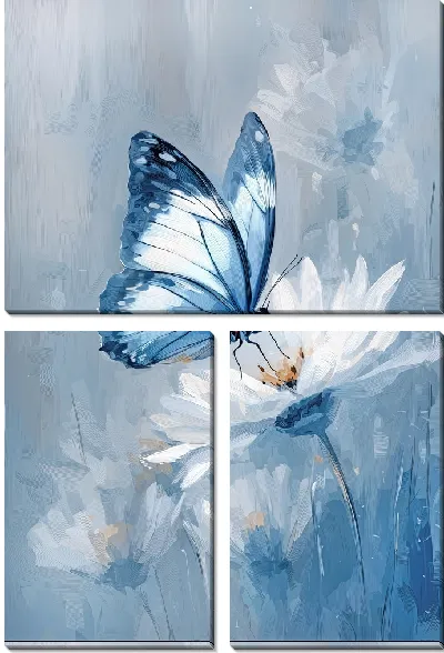 Модульная картина Крылья бабочки №9