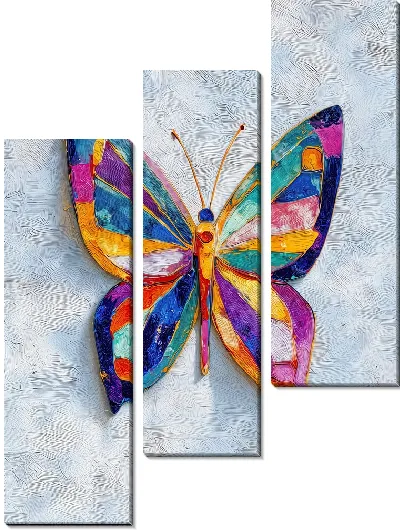 Модульная картина Крылья бабочки №10