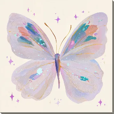 Картина маслом Крылья бабочки №11