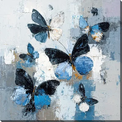 Картина маслом Крылья бабочек №12