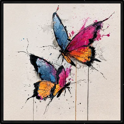 Картина Крылья бабочек №15