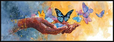 Картина Крылья бабочек №17