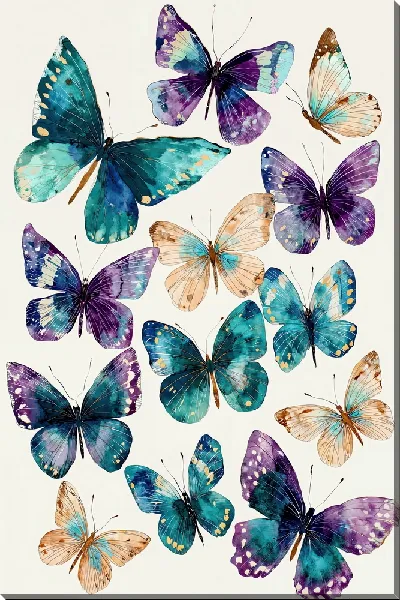 Картина маслом Крылья бабочек №18