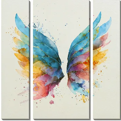 Модульная картина Крылья бабочки №25
