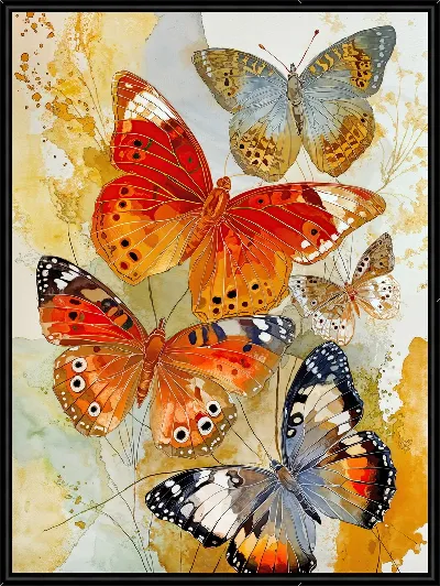 Картина Крылья бабочек №28