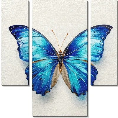 Модульная картина Крылья бабочки №30