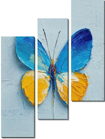 Модульная картина Крылья бабочки №32