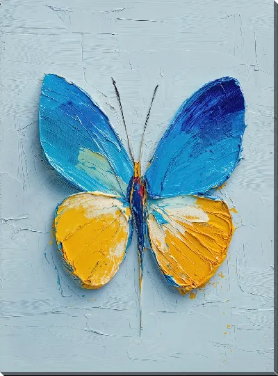 Картина маслом Крылья бабочки №32