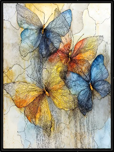 Картина Крылья бабочек №33