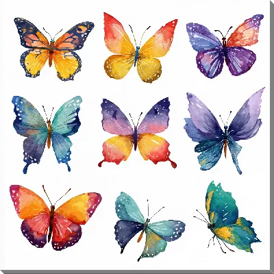 Постер Крылья бабочек №34