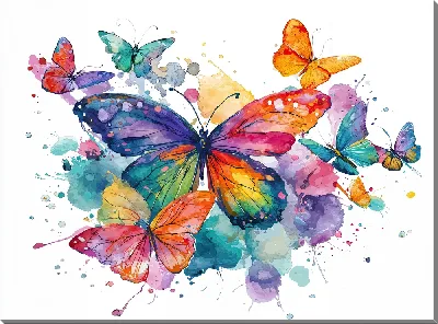 Картина маслом Крылья бабочек №35