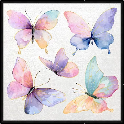 Картина Крылья бабочек №37
