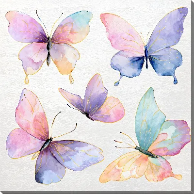 Картина маслом Крылья бабочек №37