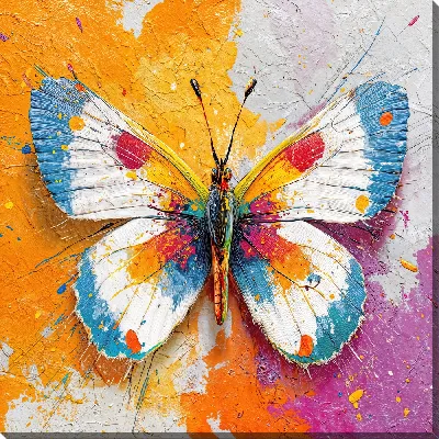 Картина маслом Крылья бабочки №39