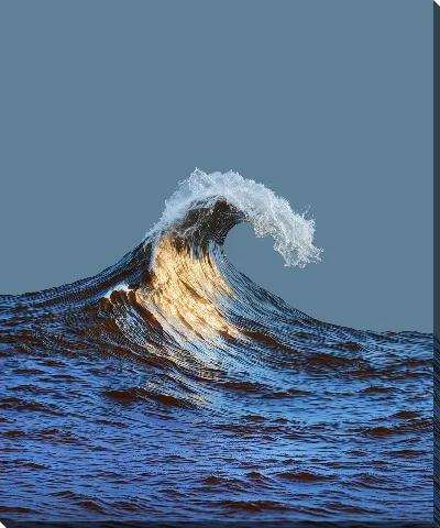 Картина маслом Гребень волны