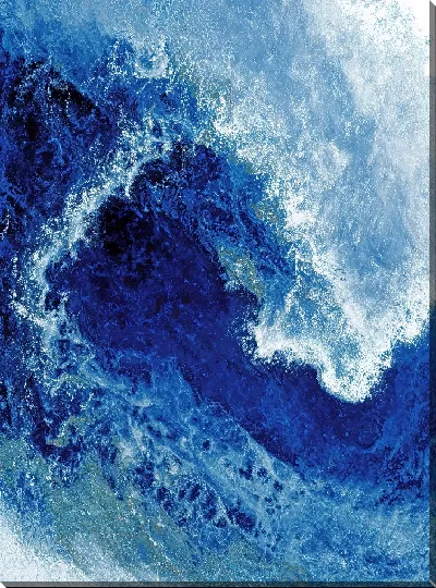 Картина маслом Глубокая волна